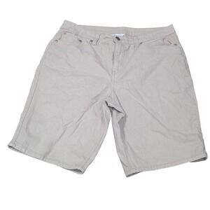 Christopher & Banks Women's Beige‎ Casual Chino Shorts Size 12